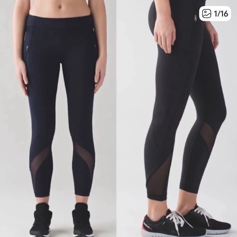 Lululemon Run Inspire Tight II Legging Black Womens 6